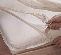Housse de matelas amovible