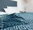 Couvre-lit Toluca en coton biologique, GOTS, avec un motif en zigzag fascinant