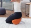 Coussin de méditation en demi-lune ergonomique disponible en de nombreux coloris Coussin demi-lune ergonomique en coloris attractifs