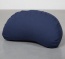 Coussin en bleu foncé avec boucle de transport Coussin en demi-lune en bleu foncé