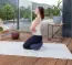 Forme de demi-lune ergonomique pour le confort de votre posture assise de méditation
