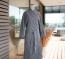 Robe de chambre en coloris gris élégant Robe de chambre en coloris gris élégant