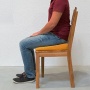 Coussin en biseau en noix de coco pour une position assise optimale