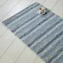 Tapis en laine vierge tissé à la main « Consona » en 100 % laine vierge de mouton - ici en coloris bleu