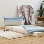 Le matelas pliant Visitando est polyvalent, que ce soit pour dormir ou comme tabouret pour votre canapé