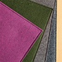 Coussin en feutre réversible astucieux