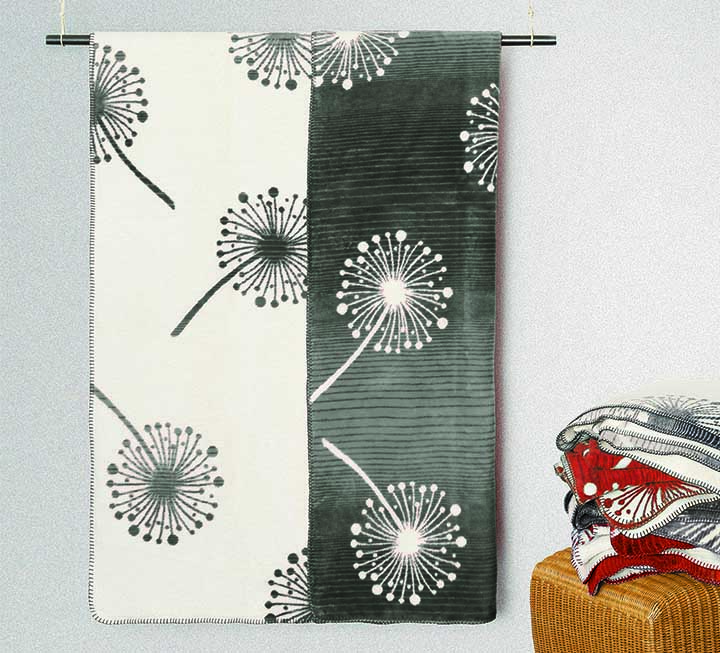 Couverture polaire en coton « Cotona-Flora » Couverture polaire en coton « Cotona-Flora »