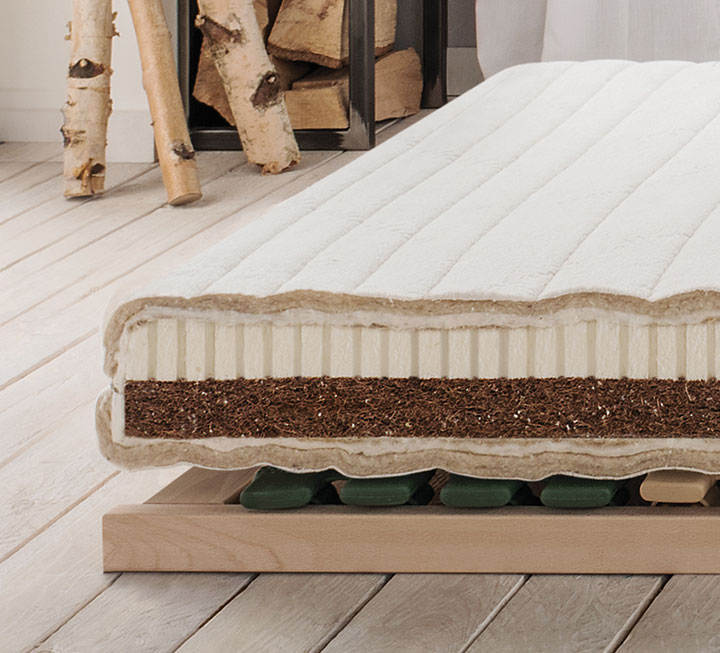 Matelas en latex naturel et fibres de coco « Vita-Junior » Matelas en latex naturel et fibres de coco « Vita-Junior »