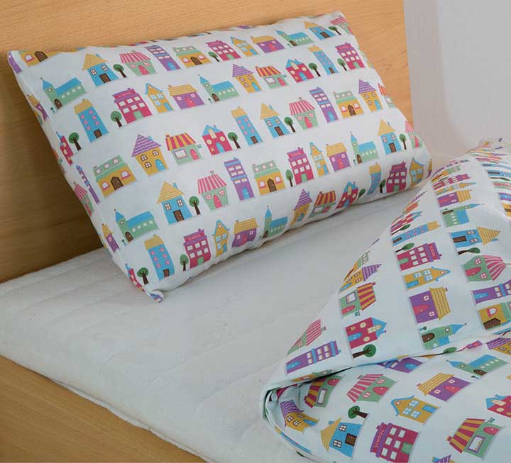 Linge de lit en jersey fin pour enfant « Villagia » Linge de lit en jersey fin pour enfant « Villagia »