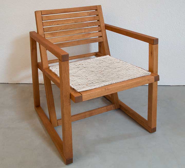Coussin d’assise en laine vierge « Terra » Coussin d’assise en laine vierge « Terra »