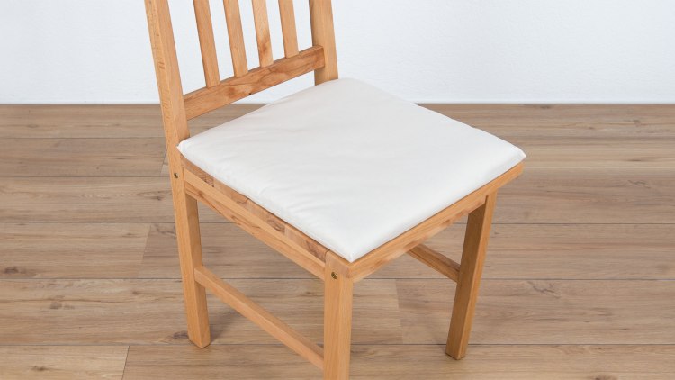 Coussin d'assise avec âme en noix de coco et rembourrage confortable en laine vierge