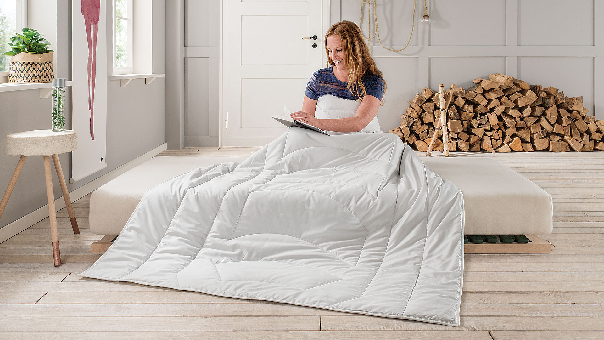 Couette légère en duvet de chameau « Cammello-Figura »