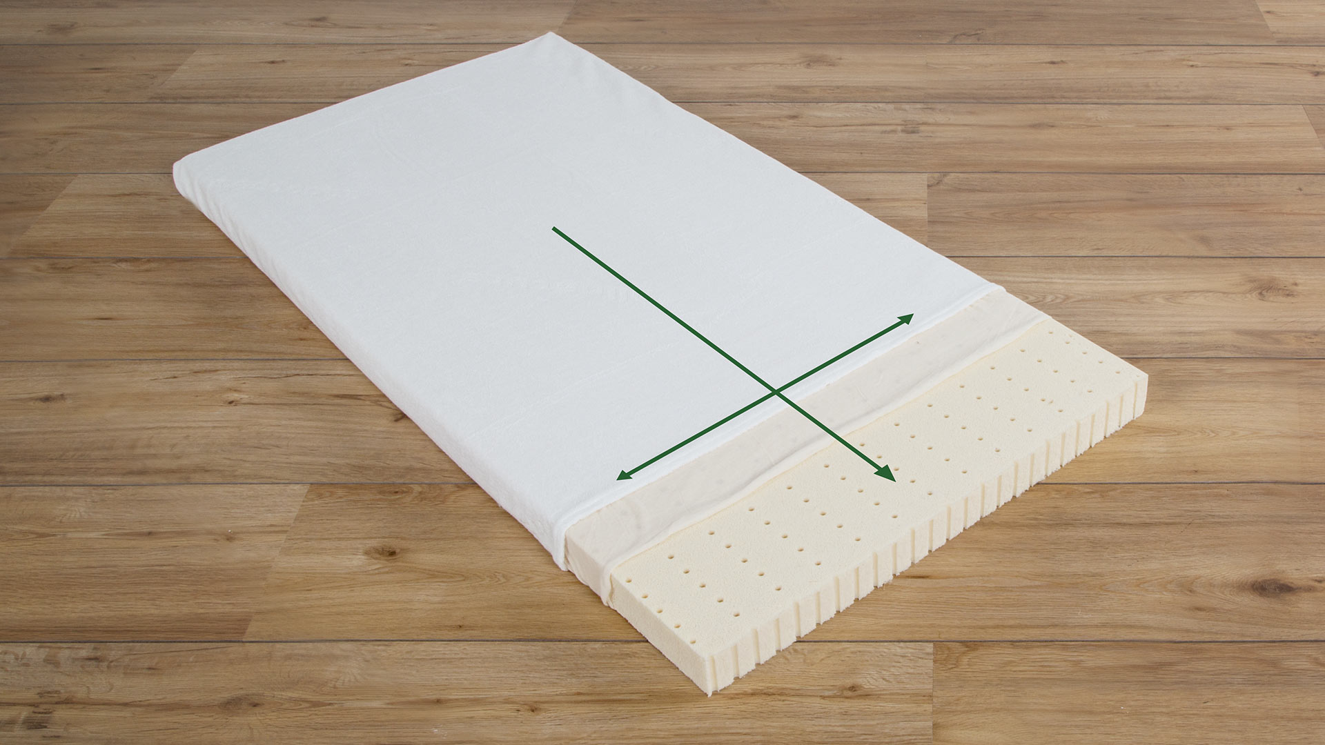 Matelas enfant en latex naturel « Hevea-dimensions spéciales »