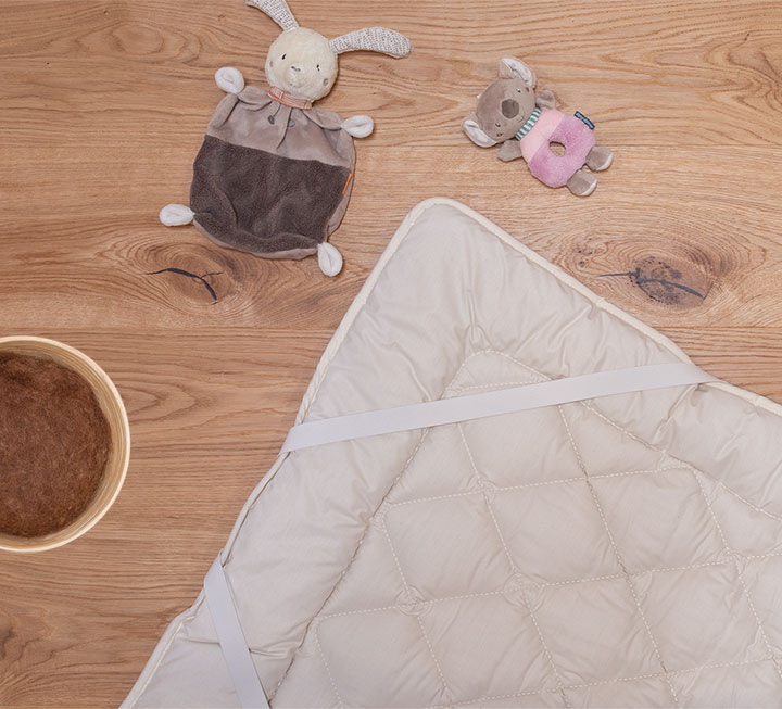 Surmatelas bébé en duvet de chameau « Cammello » Surmatelas bébé en duvet de chameau « Cammello »