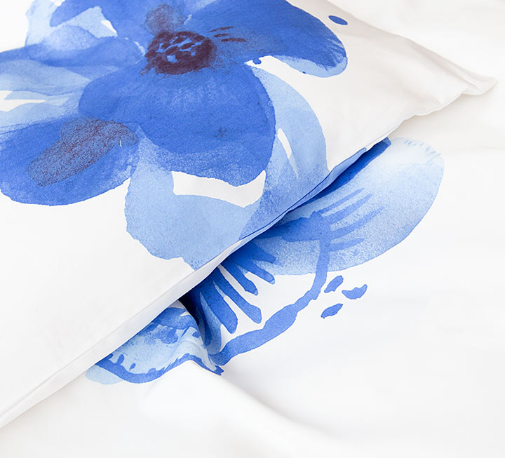Linge de lit en satin « Anemona » Linge de lit en satin « Anemona »