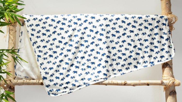 Tapis d'éveil facile d'entretien avec motif exotique éléphant