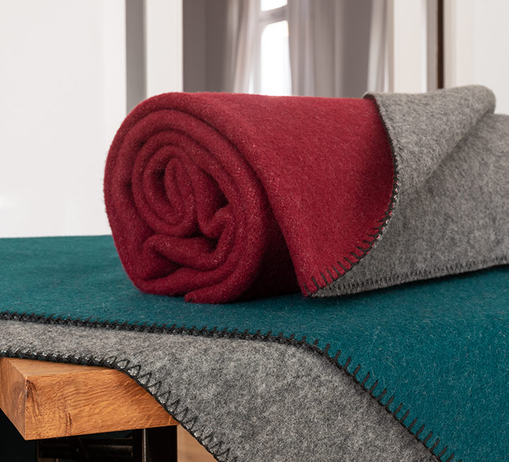 Couverture en poils naturels en laine vierge « Multa » Couverture en poils naturels en laine vierge « Multa »